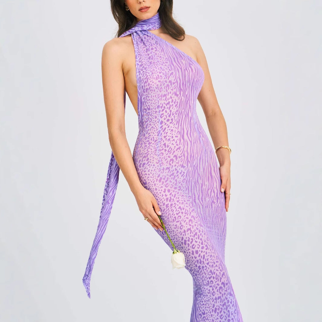 Robes Maxi Élégantes pour Femmes avec Coupe Slim et Détail de Nœud Excitant Levoire