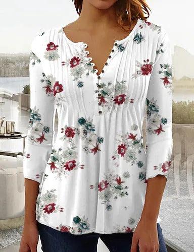 Levoire | Blouse Imprimée Avec Décolleté Élément 7