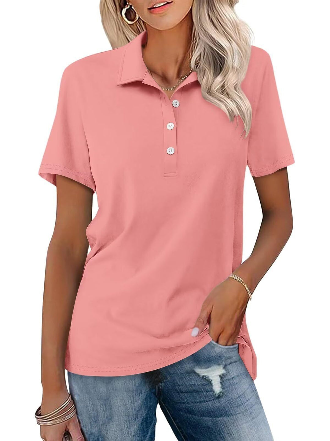 Levoire | Pull À Col Montant Léger Pour Femmes Rosa