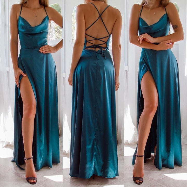 Levoire | Robe Longue Taille Haute Sans Bretelles Élégante