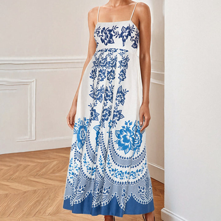 Robe maxi femme avec imprimé floral Levoire