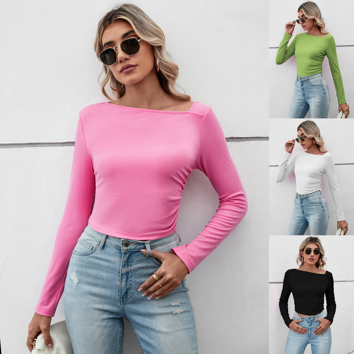 Femme crop top avec un design élégant et des détails de volants raffinés Levoire