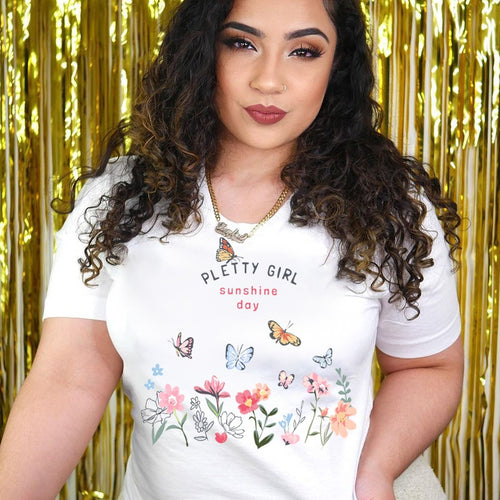 T-shirt pour femmes avec imprimé floral ludique et imprimé élégant Levoire