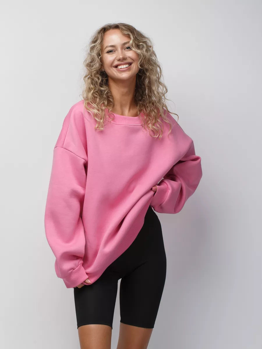Levoire | Haut en tricot ample à col rond Rosa