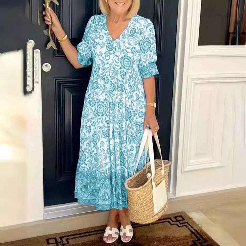 Levoire | Robe à motif noué Imprimé fleuri