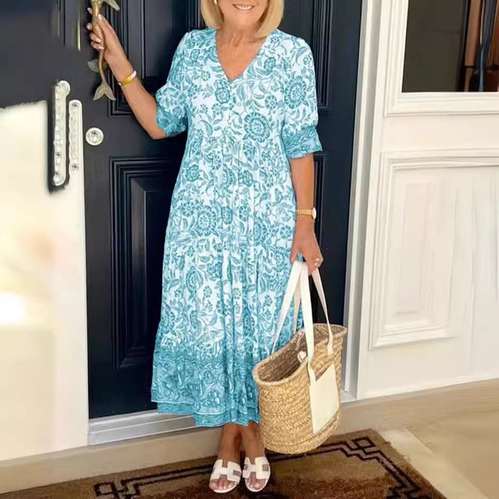 Levoire | Robe à motif noué Imprimé fleuri