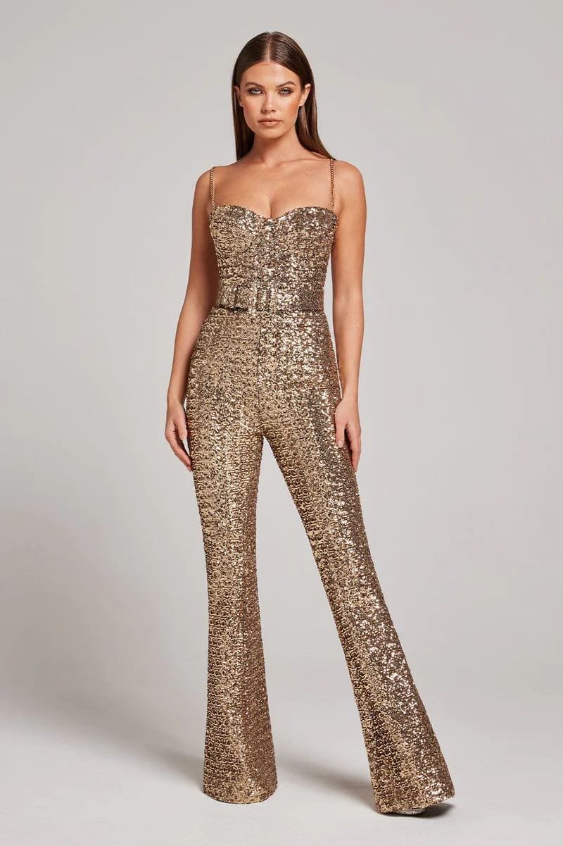 Levoire | Jumpsuit Scintillant Avec Paillettes Pour Femmes