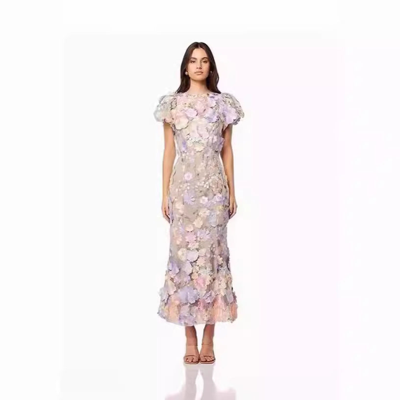 Levoire | Robe longue élégante Bodycon jupe Hellpurppura