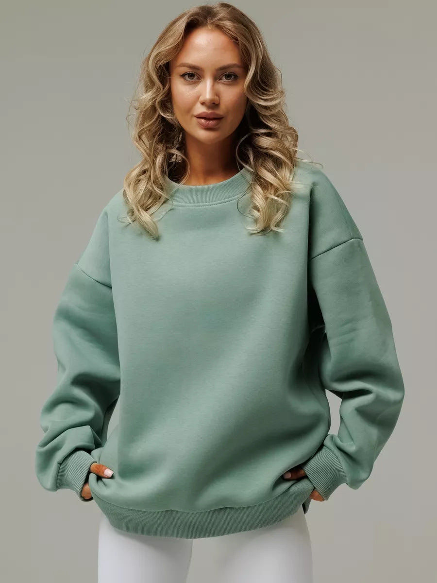 Levoire | Haut en tricot ample à col rond Vert