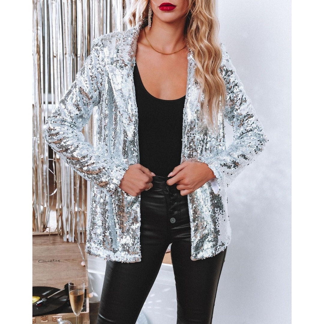 Levoire | Élégamment robe à col en sequins