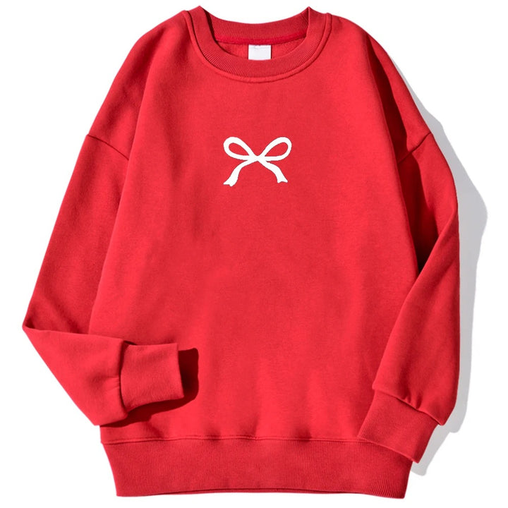 Sweat à capuche confortable pour femmes avec motif de nœud à la mode Levoire