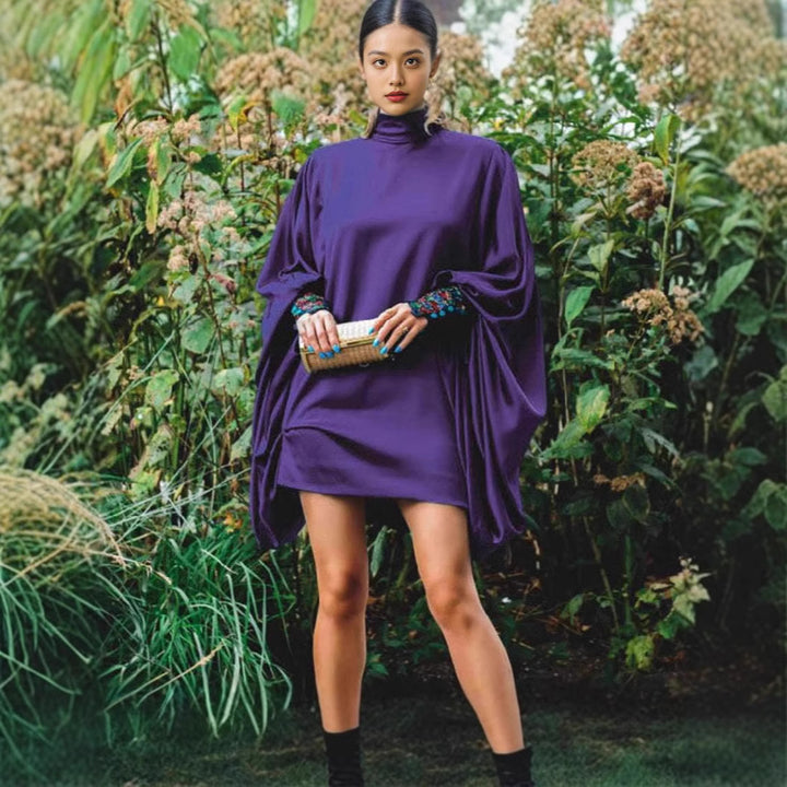Robe fourreau femme avec une coupe oversized innovante et des manches décoratives Levoire