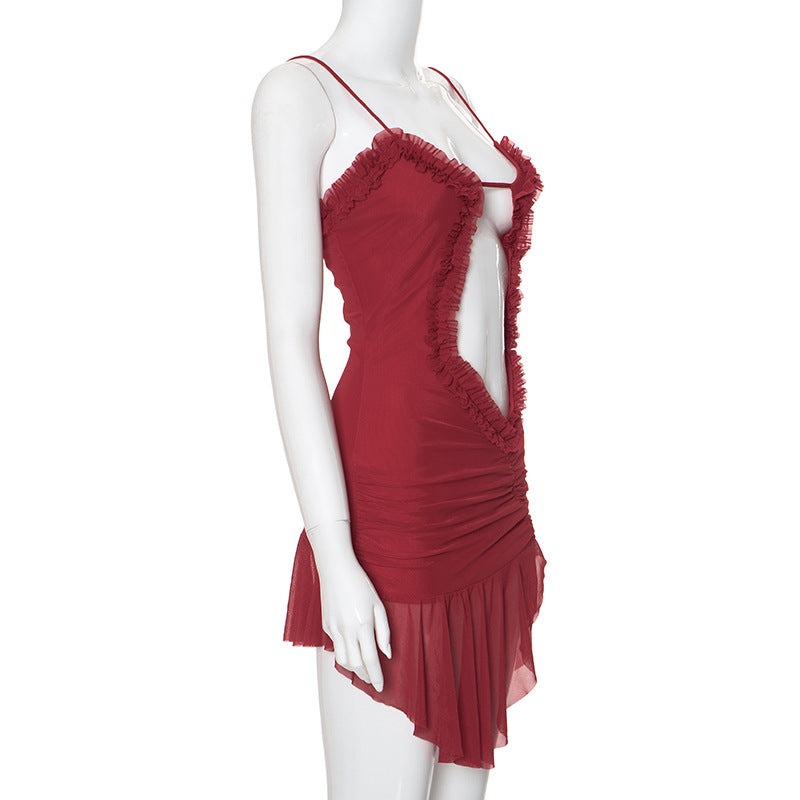Levoire | Robe Mini Sans Manches À Taille Ouverte