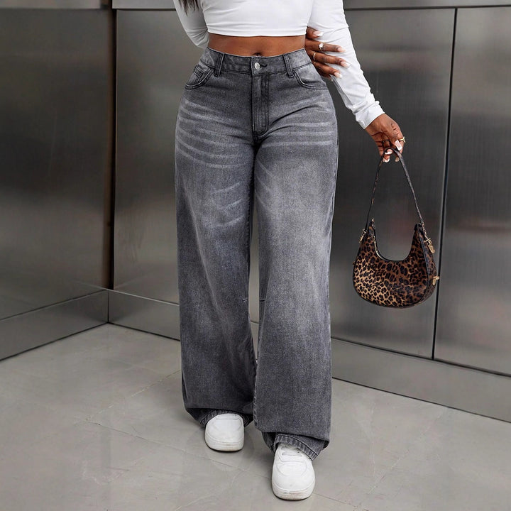 Jean large à la mode pour femmes en denim de haute qualité Levoire