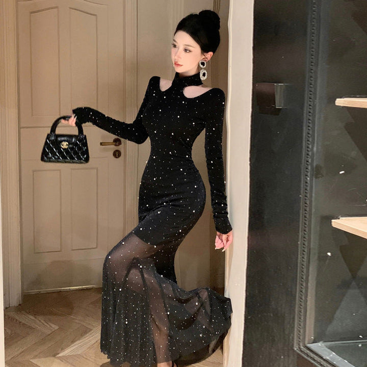 Levoire | Glamourösi Halterneck Taille Long Robe de Soirée