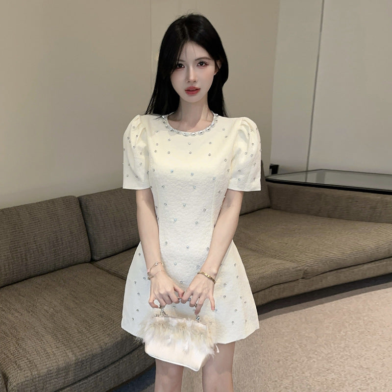 Levoire | Robe française Petite Brise Parfumée Robe de fête Off-white