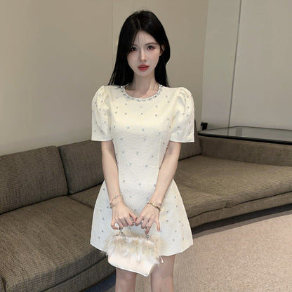 Levoire | Robe française Petite Brise Parfumée Robe de fête Off-white