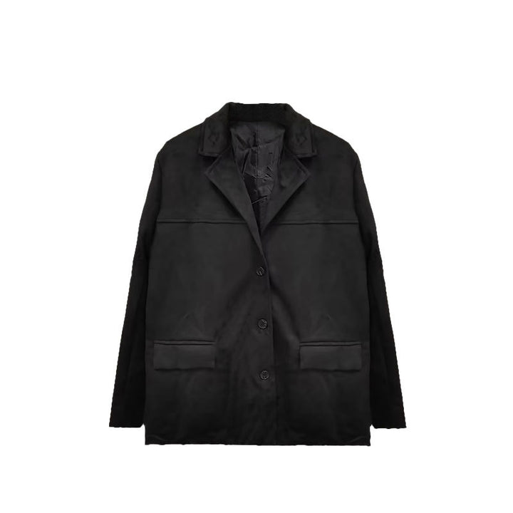 Veste en Suède Élégante pour Femmes avec Coupe Classique et Deux Poches Levoire