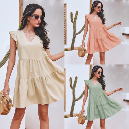 Robe d'été femme à épaules dénudées Levoire