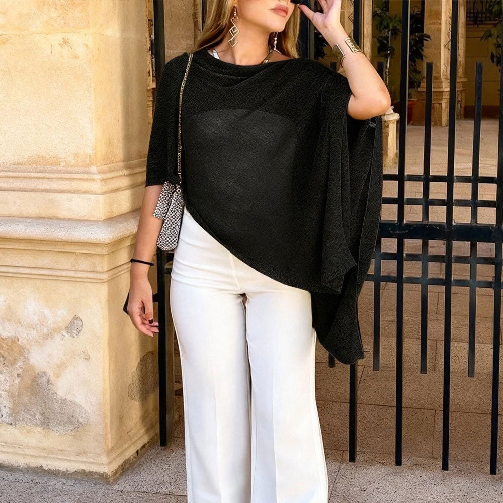 Blouse poncho élégante et stylée pour femmes Levoire