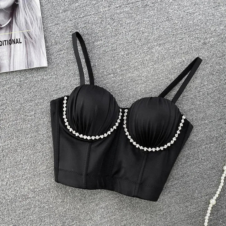 Levoire | Chemises d'été courtes pour femmes Noir Taille libre