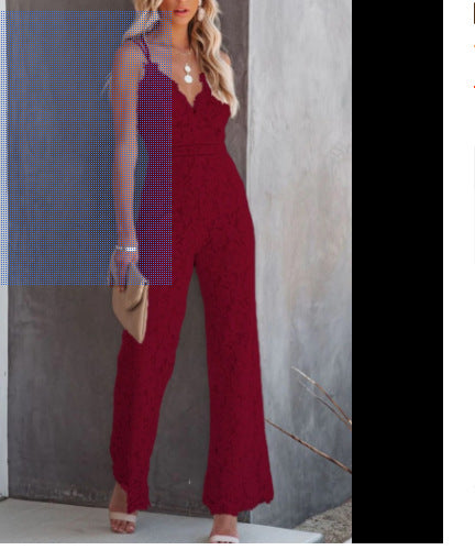 Levoire | Robe Boho Salopette Sans manches Rot