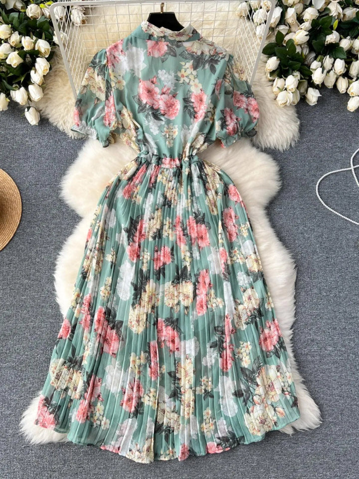 Levoire | Robe rétro française avec des rubans