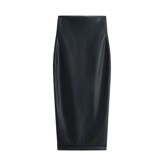 Levoire | Chic Printemps Jupe Longue Ouverte noir