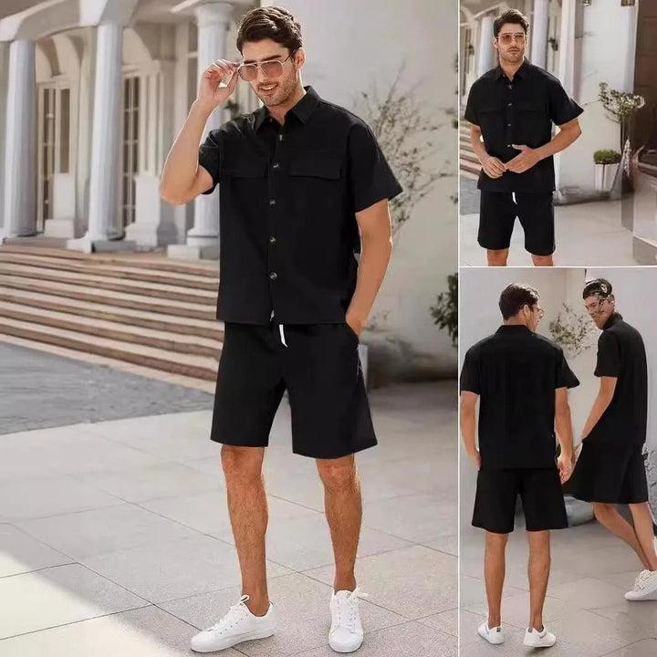 Levoire | Chemise et shorts à cordon pour hommes