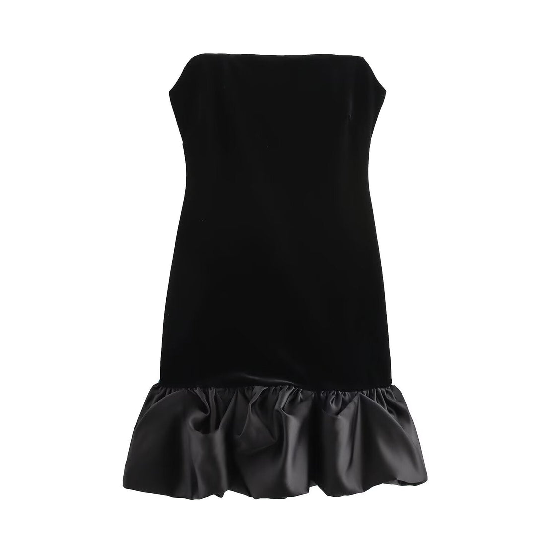 Levoire | Robe de transport printanière fraîche noir