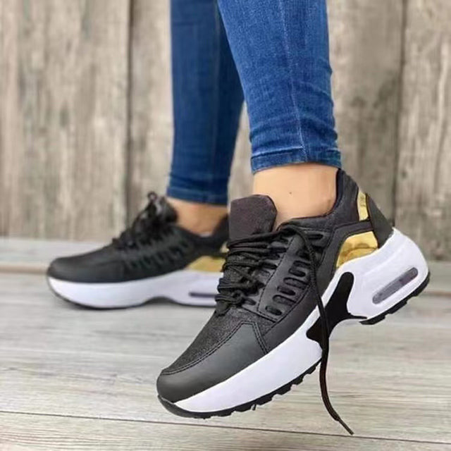 Levoire | Baskets De Loisirs À Talon Souple Pour Femmes Noir