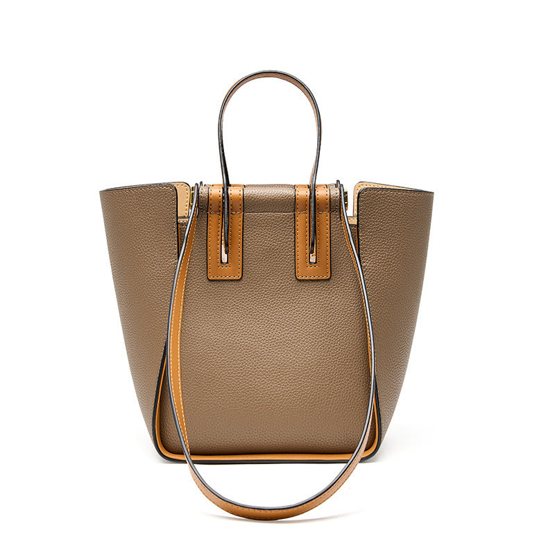 Levoire | Tous Les Sacs De Travail En Cuir Non Combinables Avec Bloc De Couleur Braun