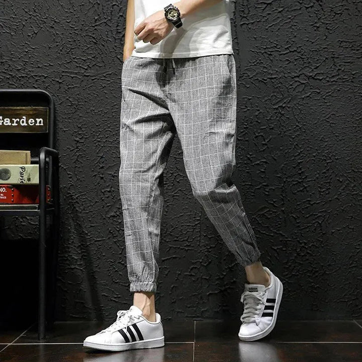 Levoire | Pantalons larges à taille haute Gris