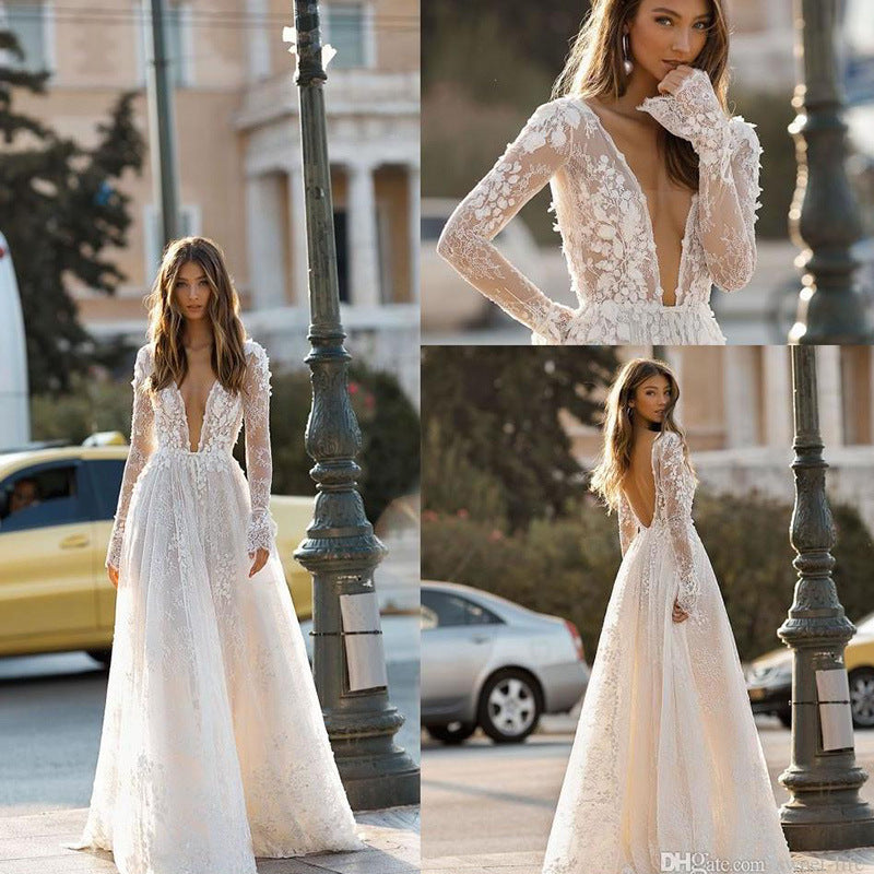 Levoire | Robe de vacances à manches longues décontractée