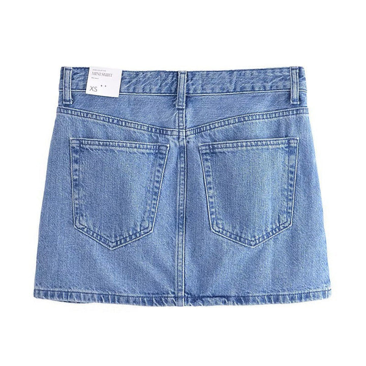Levoire | Élégant ensemble jupe-veston en jean de printemps