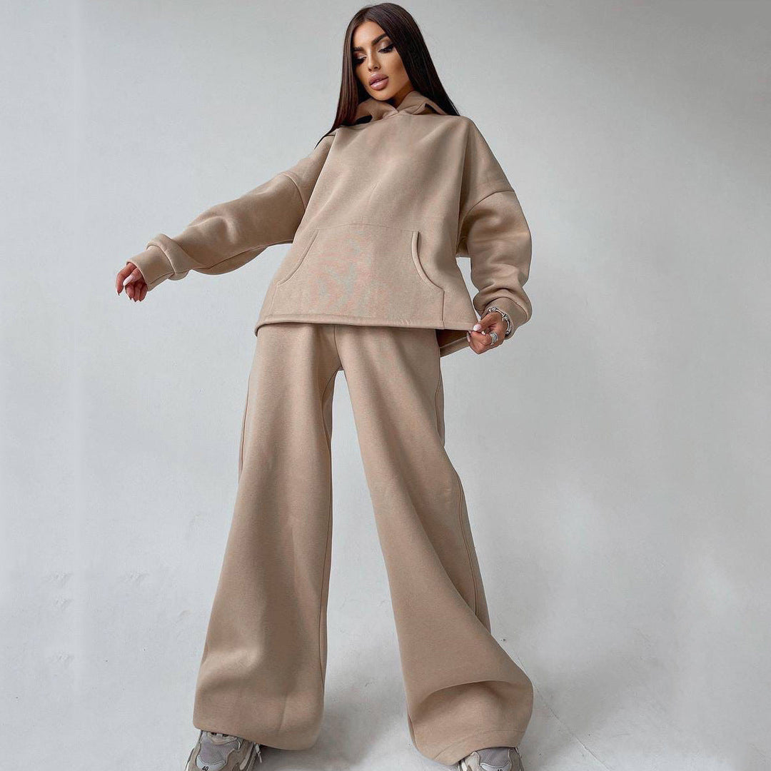 Levoire | T-shirt à capuche confortable avec poches Ensemble deux pièces