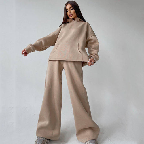 Levoire | T-shirt à capuche confortable avec poches Ensemble deux pièces