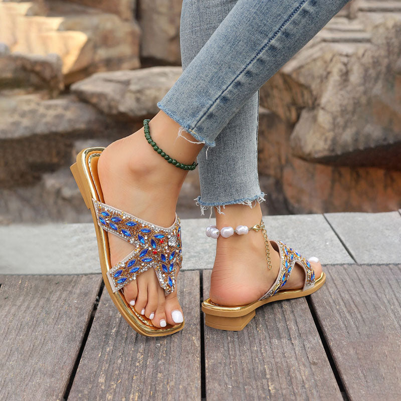 Levoire | Chaussons De Luxe En Cristal Pour Femmes