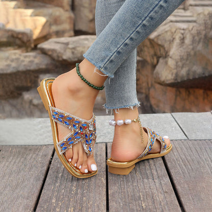 Levoire | Chaussons De Luxe En Cristal Pour Femmes