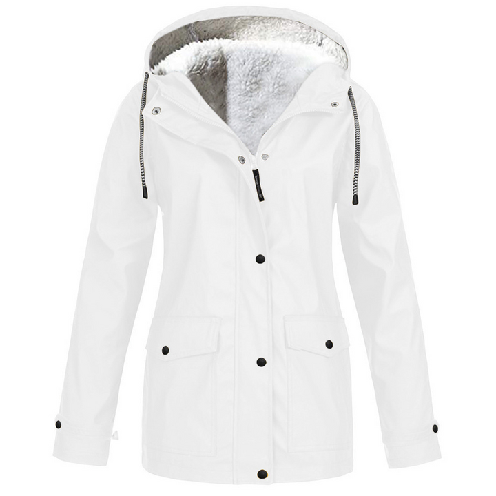 Levoire | Veste De Pluie En Polaire Élégante Blanc (Disponible en seulement 7 pièces)