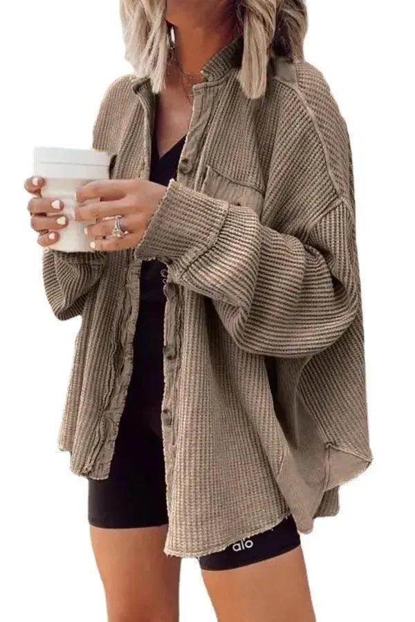 Levoire | Veste en shirt irrégulière pour femmes
