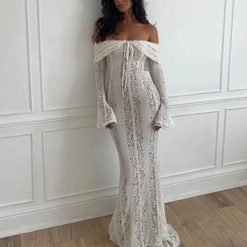 Levoire | Élégant Bustier Robe Longue Slim Fit Sirène Robe