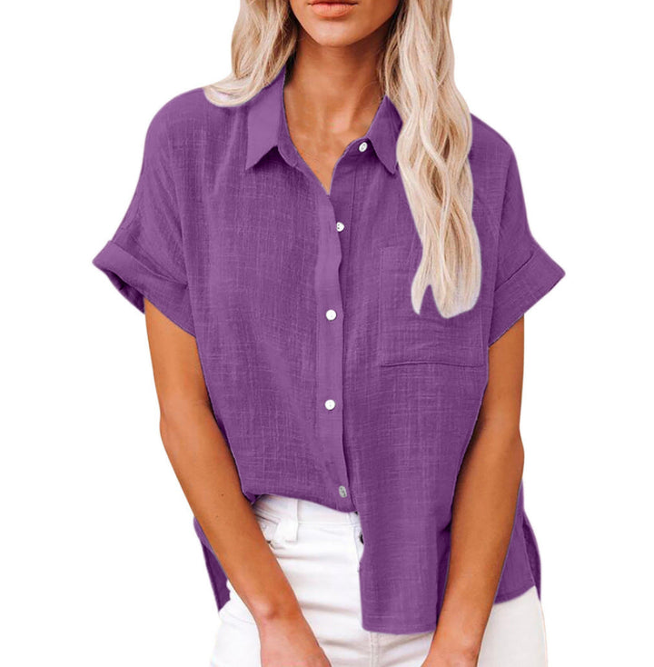 Levoire | Chemise Ample Décontractée Pour Femmes Lilas