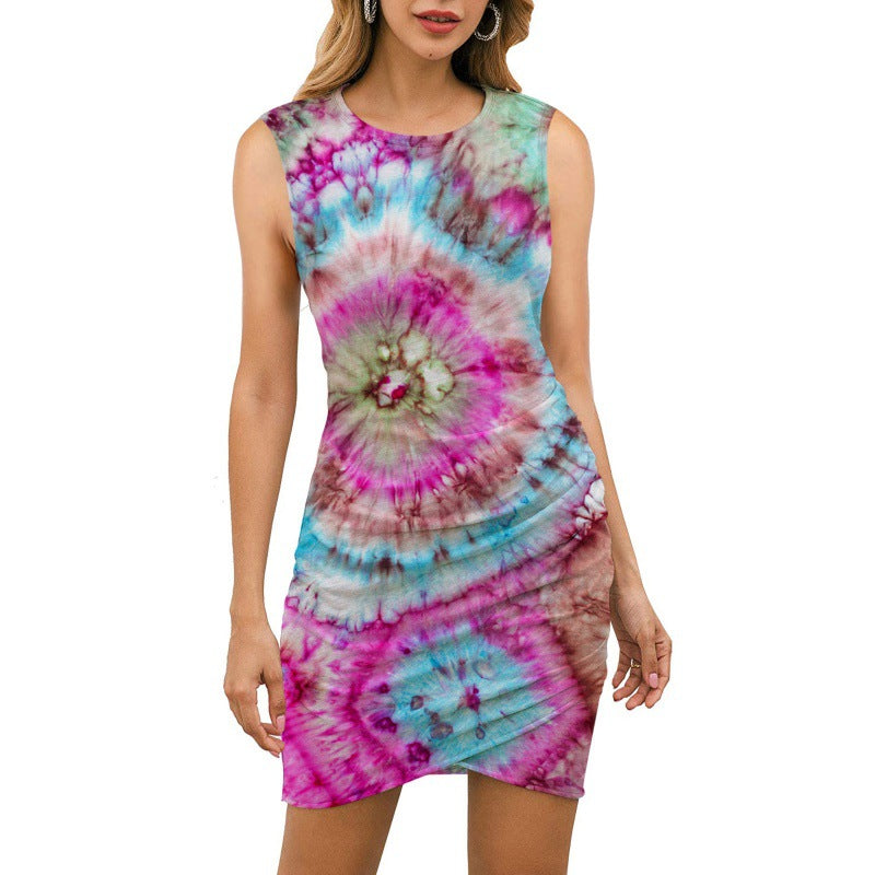 Robe portefeuille femme avec design de mandala floral et silhouette ajustée Levoire