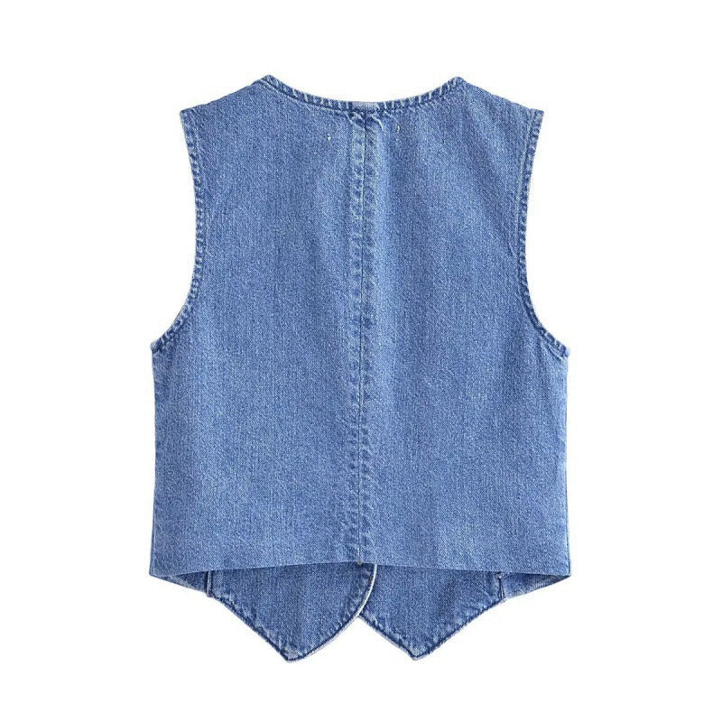 Levoire | Élégant ensemble jupe-veston en jean de printemps