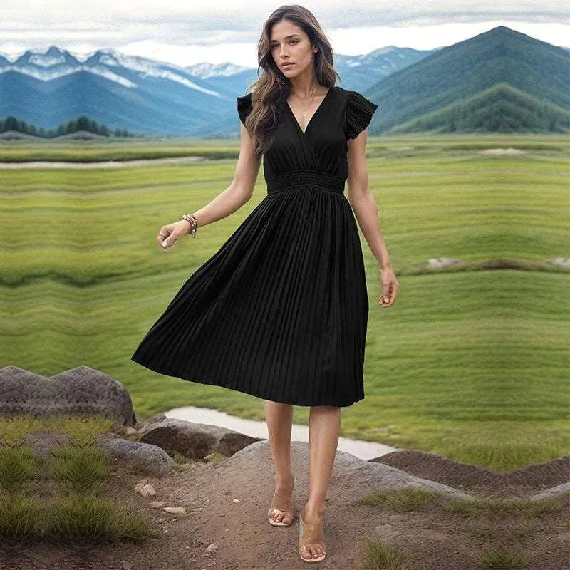 Levoire | Robe décontractée femme avec décolleté en V
