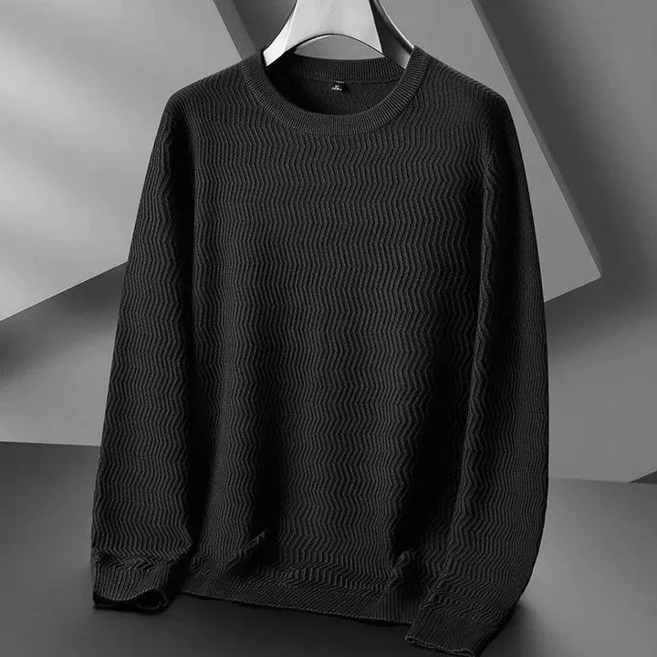 Levoire | Rento pull pour hommes 8026 Noir