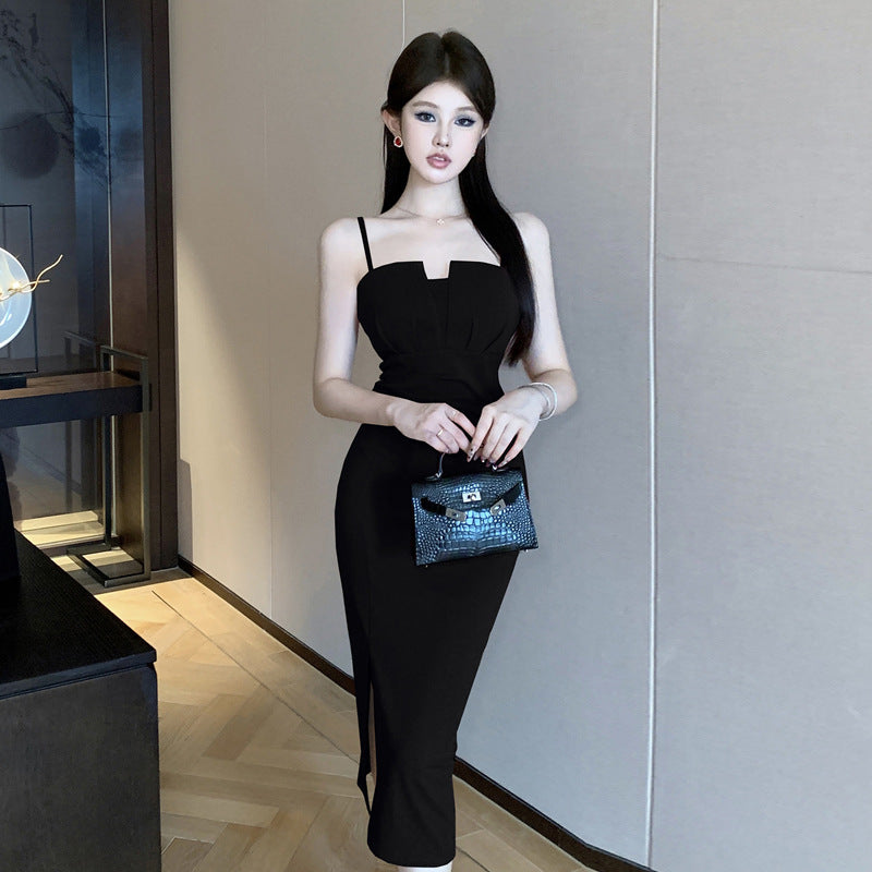 Levoire | Robe moulée Trois dimensions Robe cintrée Noir