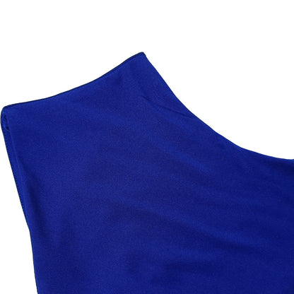 Levoire | Robe Maxi À Une Épaule Avec Décolleté Off-Shoulder Fente Latérale Élevée