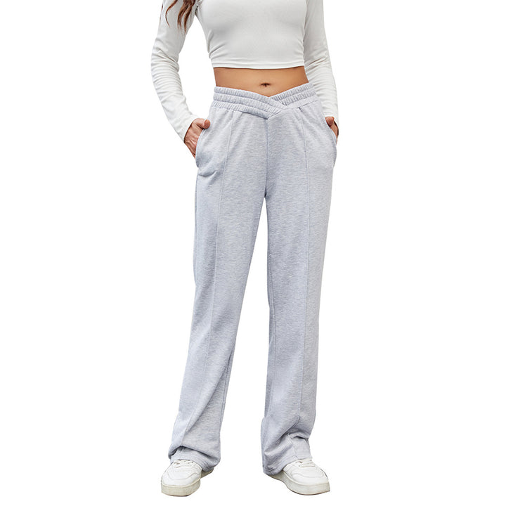 Pantalon de loisirs confortable pour femmes avec taille élastique et poches pratiques Levoire